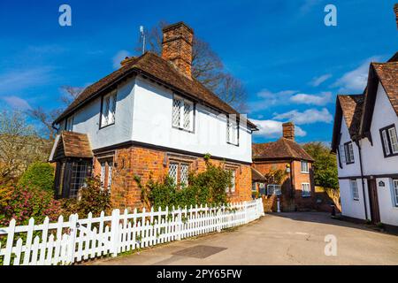 Cottages historiques à Chilham, Kent, Angleterre, Royaume-Uni Banque D'Images