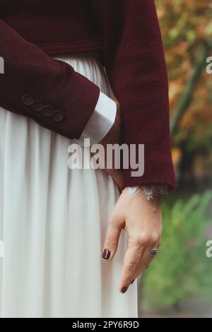 Gros plan romantique Embrace concept photo Banque D'Images
