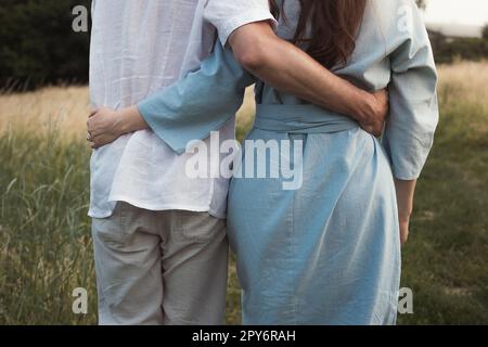 Gros plan sur la photo de concept de personnes aimantes Banque D'Images