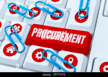 Écriture affichant le texte achats. Achat de photos conceptuelles achat d'équipement et de fournitures Banque D'Images