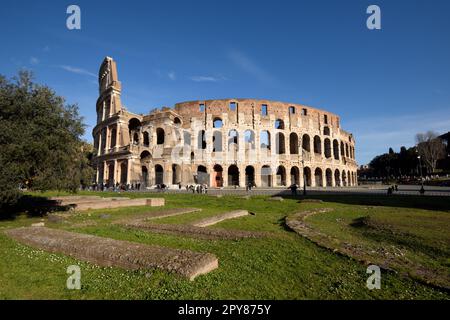 Italie, Rome, Colosseum Banque D'Images