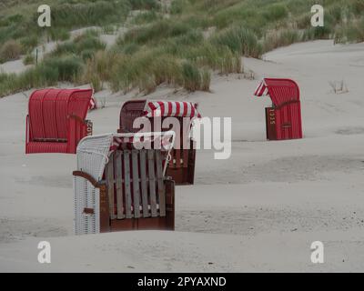 île de juist dans la mer du nord allemande Banque D'Images