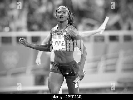 Goali BOWIE (USA), champion olympique de piste et de terrain, est décédé à l'âge de 32 ANS PHOTO D'ARCHIVES; goali BOWIE (USA), action, Team USA 1st place, médaillé d'or, or, médaille d'or, champion olympique, Relais de 4 x 100 m pour femmes, relais de 4 x 100 m pour femmes, sur les Jeux Olympiques d'été 19.08.2016 2016, à partir de 05,08. - 21 août 2016 à Rio de Janeiro/ Brésil. ? Banque D'Images