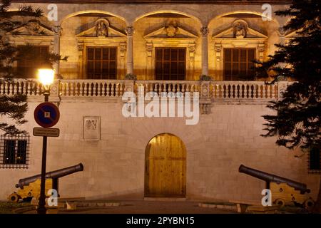 Galeria renacentista.Consolat de Mar, (sede para la presidencia del Govern Balear), siglo XVII..Palma Mallorca.Îles Baléares. L'Espagne. Banque D'Images