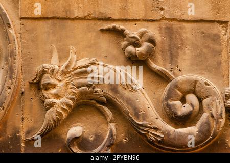 Palacio de Ca'n Oleza construir mandado por la familia Descós en el siglo XV, Monumento Histórico-Artístico, Palma, Mallorca, Islas Baleares, Espagne, Banque D'Images