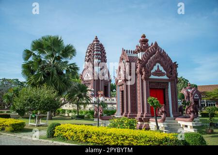 THAÏLANDE PRACHUAP KHIRI KHAN VILLE PILIER SANCTUAIRE Banque D'Images