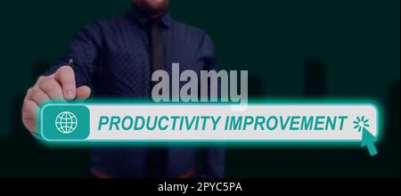 Amélioration de la productivité de l'écriture manuscrite. Mot écrit sur le piratage solution conseils efficacité productivité Banque D'Images