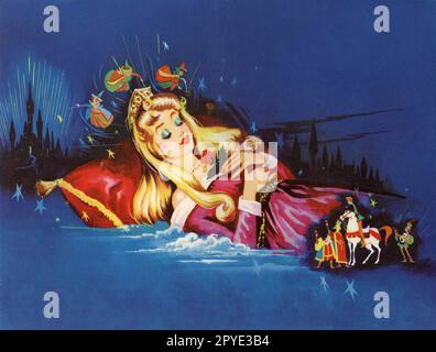 WALT DISNEY'S SLEEPING BEAUTY 1959 le directeur général CLYDE GERONIMI Story Charles Perrault chansons et partitions adaptées de la musique de ballet de Tchaikovsky Walt Disney Productions Banque D'Images