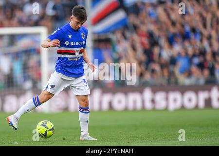 Genova, Italie. 03rd mai 2023. Stade Luigi Ferraris, Gênes, Italie, 03 mai 2023, Lorenzo Malagrida (Sampdoria) pendant UC Sampdoria vs Torino FC - football italien série A Match Credit: Live Media Publishing Group/Alay Live News Banque D'Images