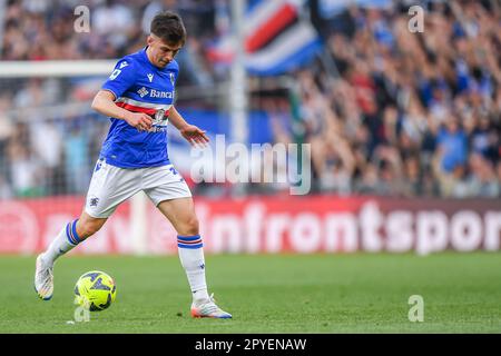 Genova, Italie. 03rd mai 2023. Stade Luigi Ferraris, Gênes, Italie, 03 mai 2023, Lorenzo Malagrida (Sampdoria) pendant UC Sampdoria vs Torino FC - football italien série A Match Credit: Live Media Publishing Group/Alay Live News Banque D'Images