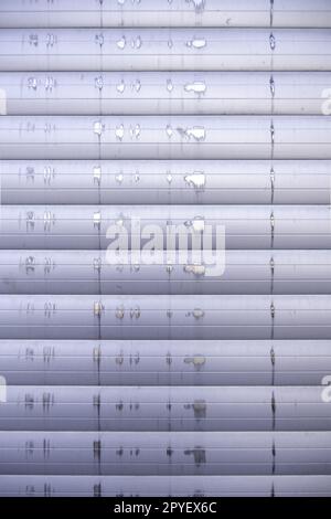 Volet en aluminium altéré Banque D'Images