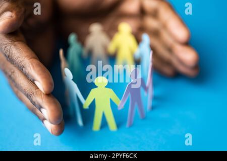 Diversité et inclusion en milieu de travail. Leadership LGBT Banque D'Images