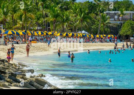 Catalina Island ou Isla Catalina est une île tropicale située à 1,5 miles du continent, à l'angle sud-est de la République dominicaine, près de la Banque D'Images