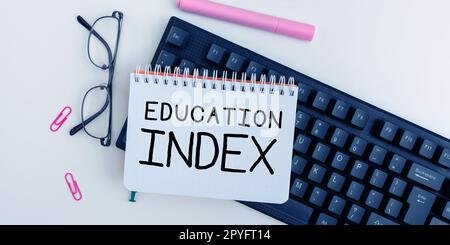 Affichage conceptuel Index de formation. Mot écrit sur visant à répondre aux besoins d'apprentissage de tous les enfants jeunes adultes Banque D'Images