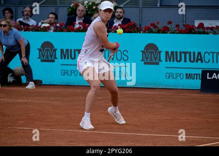 Madrid, Espagne. 03 mai 2023. Tennis: Mutua Madrid Tournoi de tennis ouvert, QF, individuel, femmes: IGA Swiatek (POL) V Petra Martic (CRO). Crédit: EnriquePSans/Alay Live News Banque D'Images