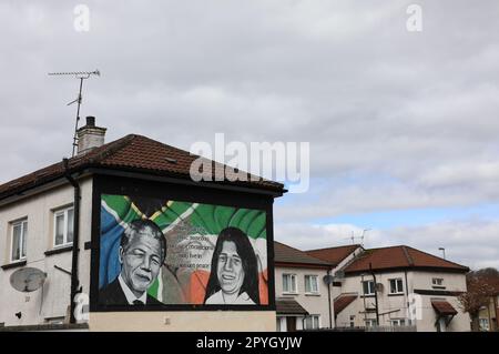 Murale républicaine à Londonderry Banque D'Images