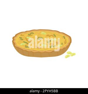 Illustration vectorielle de couronnement Quiche Illustration de Vecteur