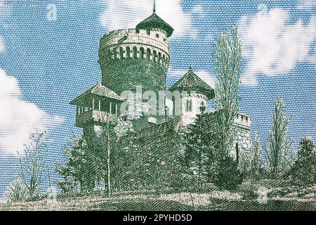 La Tour de Vlad Tepes - château d'eau à Bucarest Banque D'Images