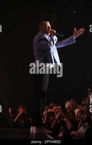 Milan, Italie. 03rd mai 2023. Macklemore live sur scène pendant Macklemore - le Ben Tour, concert de musique à Milan, Italie, 03 mai 2023 crédit: Agence de photo indépendante / Alamy Live News Banque D'Images