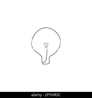 Lampe, ligne géométrique symbole simple logo vecteur Illustration de Vecteur