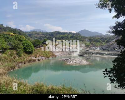 Zone de loisirs de la vallée du soufre dans le district de Beitou, Taipei Banque D'Images