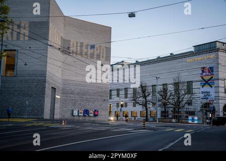 Musée d'art contemporain Nouvelle extension construite en 2016, dans le cadre du Kunstmuseum Basel, Bâle, Suisse Banque D'Images