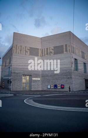 Musée d'art contemporain Nouvelle extension construite en 2016, dans le cadre du Kunstmuseum Basel, Bâle, Suisse Banque D'Images