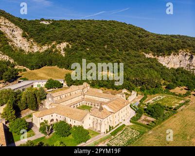 Monasterio de Santa María la Real de Iranzu, siglo XII - XIV, camino de Santiago, Abárzuza, Navarre, Espagne, Europe Banque D'Images