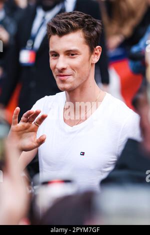 Milan, Italie. 24th mars 2023. Shawn Mendes participe à l'événement de renaissance classique Tommy Hilfiger x Shawn Mendes à Milan sur 24 mars 2023 à Milan, Italie (photo par Alessandro Bremec/NurPhoto) crédit: NurPhoto SRL/Alay Live News Banque D'Images