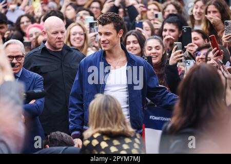 Milan, Italie. 24th mars 2023. Shawn Mendes participe à l'événement de renaissance classique Tommy Hilfiger x Shawn Mendes à Milan sur 24 mars 2023 à Milan, Italie (photo par Alessandro Bremec/NurPhoto) crédit: NurPhoto SRL/Alay Live News Banque D'Images