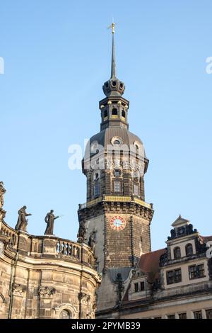 Bâtiments historiques de Dresde (Saxe) Banque D'Images