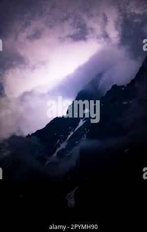 Paysage des montagnes Hochschwab dans les Alpes Limestone du Nord de l'Autriche. Banque D'Images