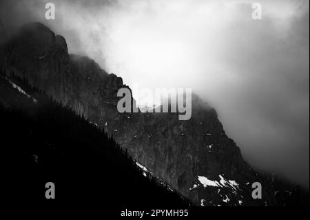 Paysage des montagnes Hochschwab dans les Alpes Limestone du Nord de l'Autriche. Banque D'Images