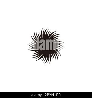 Trou, figure, illustration symbole géométrique simple logo vecteur Illustration de Vecteur