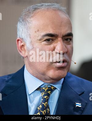 Gmund, Allemagne. 04th mai 2023. Garry Kasparov, Président de l'Initiative Renew Democracy, assiste au Sommet Ludwig Erhard. Kasparov reçoit le Prix de la liberté des médias. Credit: Sven Hoppe/dpa/Alay Live News Banque D'Images