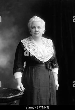 Anna Shaw. Portrait de l'activiste du mouvement américain de suffragante et de tempérance, Anna Howard Shaw (1847-1919), c. 1915 Banque D'Images