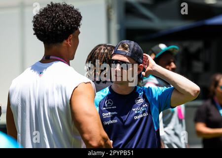 Miami Gardens, États-Unis. 04th mai 2023. SARGEANT Logan (états-unis), Williams Racing FW45, portrait pendant le Grand Prix de Miami de Formule 1 Crypto.com 2023, tour 5th du Championnat du monde de Formule 1 2023 de 05 mai à 07, 2023 sur l'aérodrome de Miami, à Miami Gardens, Floride, États-Unis d'Amérique - photo Florent Gooden/DPPI crédit: DPPI Media/Alamy Live News Banque D'Images