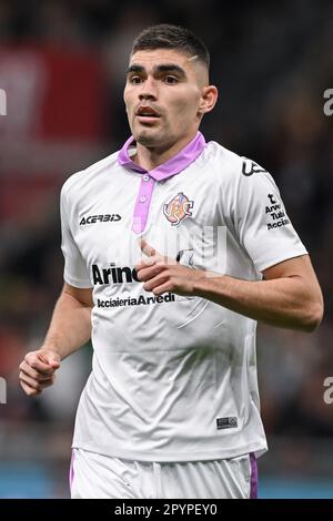 Milan, Italie. 03rd mai 2023. Stade San Siro, 03.05.23 Johan Vasquez (5 Crémonese) pendant la série Un match entre AC Milan et US Cremonese au stade San Siro à Milan, Italie Soccer (Cristiano Mazzi/SPP) Credit: SPP Sport Press photo. /Alamy Live News Banque D'Images