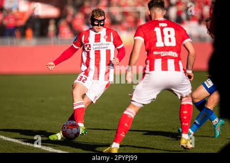 Aalborg, Danemark. 04th mai 2023. Kilian Ludewig (32) d'AAB vu pendant le match de la coupe DBU entre Aalborg Boldklub et Silkeborg IF au parc Aalborg Portland à Aalborg. (Crédit photo : Gonzales photo/Alamy Live News Banque D'Images