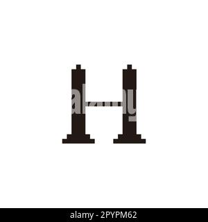 Bâtiment, en malaisie symbole géométrique simple logo vecteur Illustration de Vecteur
