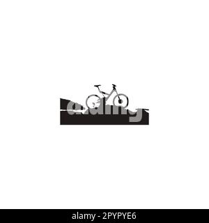 Vélo, illustration symbole géométrique logo simple vecteur Illustration de Vecteur