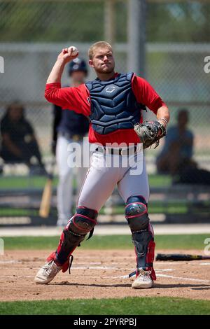 Boston Red Sox catcher Brooks Brannon (17) during an Extended