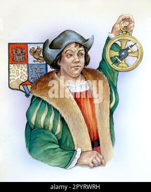 Général-Christophe Colomb (1451-1506) explorateur Banque D'Images