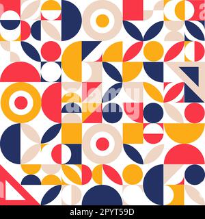 Affiche d'illustration minimaliste géométrique Illustration de Vecteur