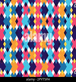 Motif losanges de style Argyle Illustration de Vecteur