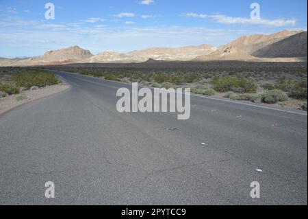 Redstone Dune Trail au Nevada. Banque D'Images