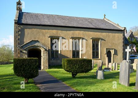 L'église de Whitewell, Forest of Bowland, Lancashire, nord-ouest de l'Angleterre Banque D'Images