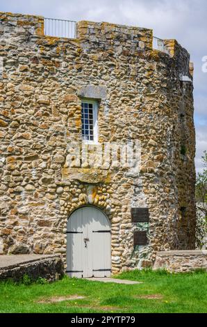 Site historique colonial de l'État de Pemaquid dans le Maine Banque D'Images