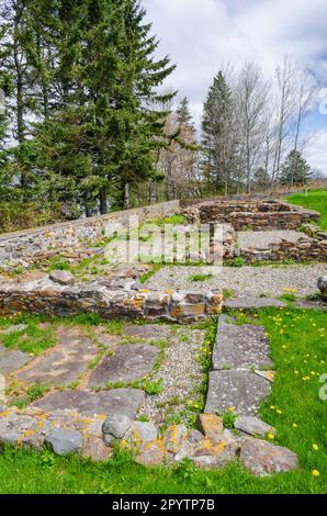 Site historique colonial de l'État de Pemaquid dans le Maine Banque D'Images