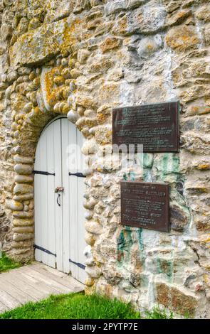 Site historique colonial de l'État de Pemaquid dans le Maine Banque D'Images